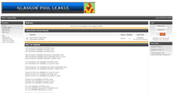 Desktop Screenshot of glasgow8ball.com
